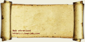 Jagoda Živković vizit kartica